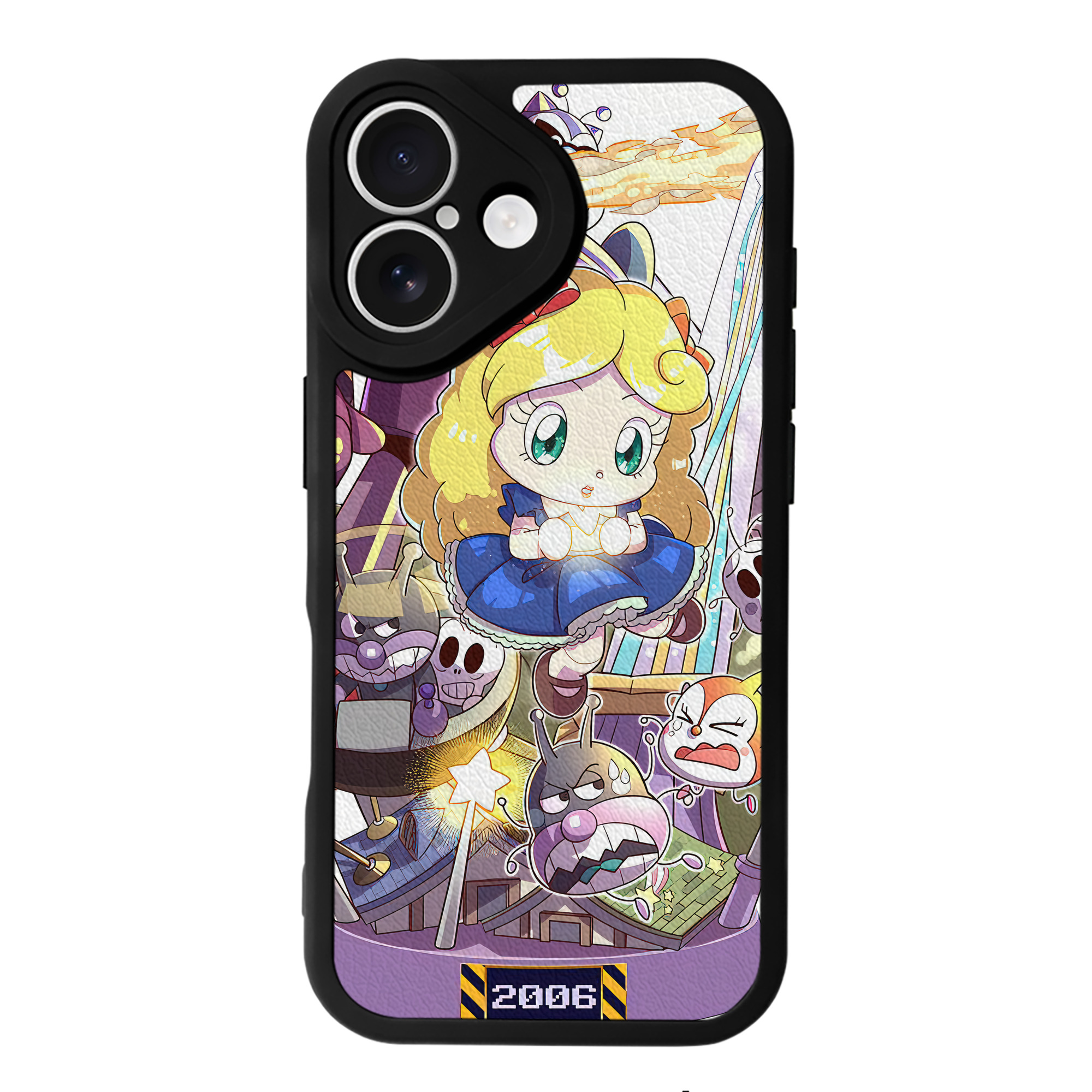 （画像用） アンパンマン Anpanman 【iPhone 16シリーズ対応】シリコンスマホケース（レザー調） 材質：シリコン